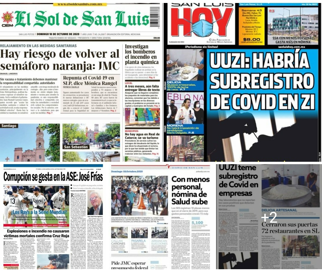 RESUMEN DE NOTICIAS Y PORTADAS LOCALES | Noti SLP